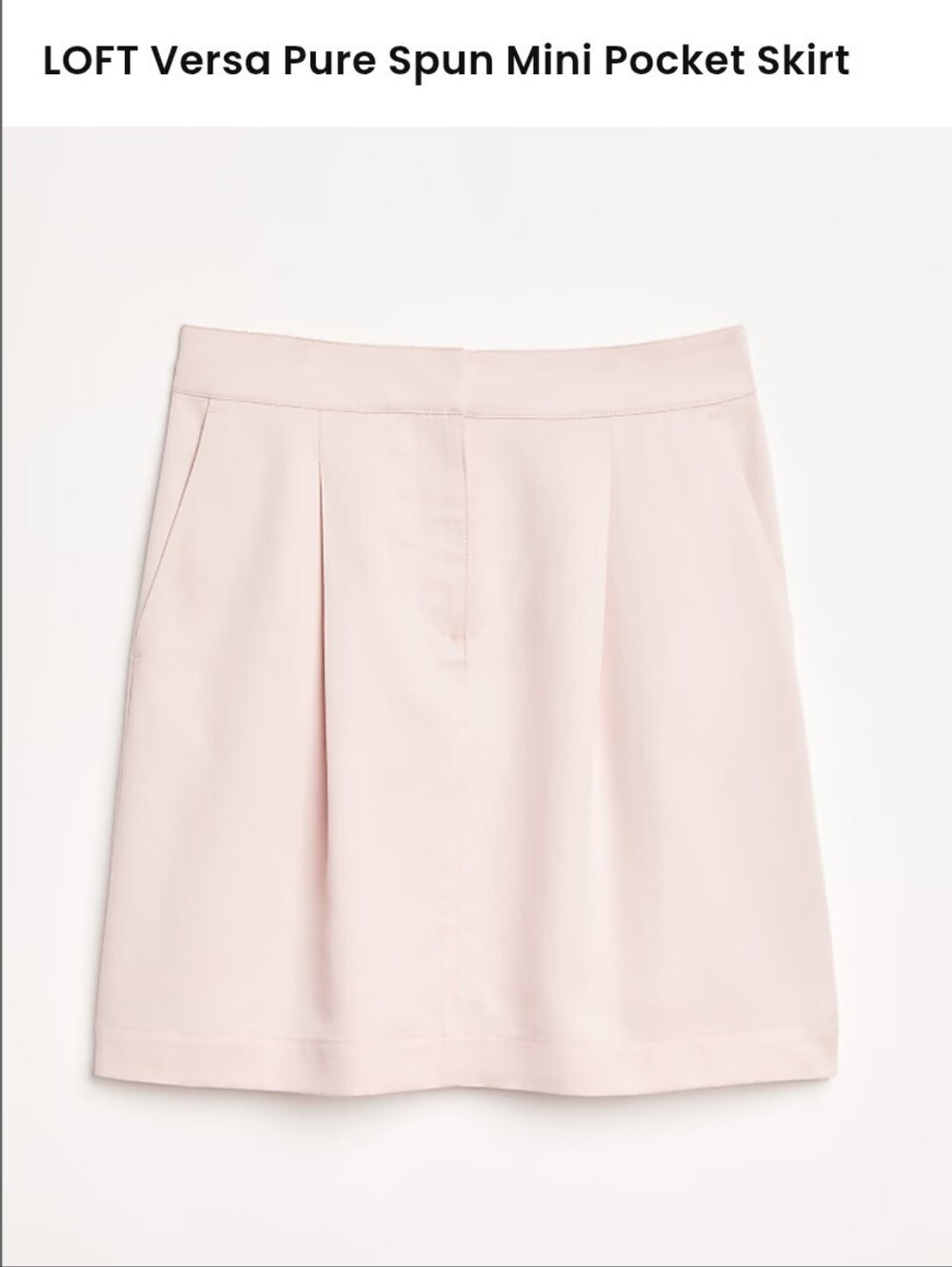 Loft Versa Pink Mini Skirt